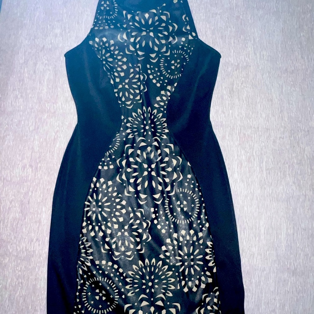 Halter Neck Black Dress